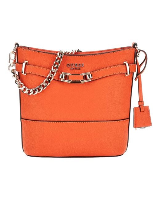 Borsa donna a mano/ tracolla Silvye ecopelle orange BS25GU75 BG952704 Piccola di Guess