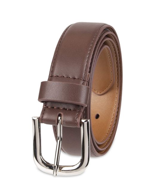 Amazon Essentials Brown Casual Skinny Jeans Belt With Single-prong Buckle