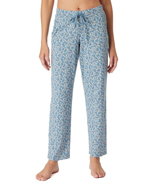 Schiesser Blue Schlafhose lang Baumwolle Gemustert-Mix + Relax Pyjamaunterteil