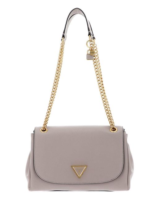 Guess Cosette Convertible Xbody Flap Taupe in het Gray