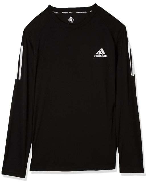 Adidas Black Boxwear Tech-long Sleeve Shirt Sweatshirt