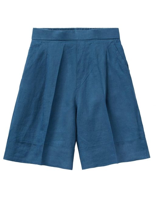 Benetton Blue Bermuda 4aghd900d Shorts