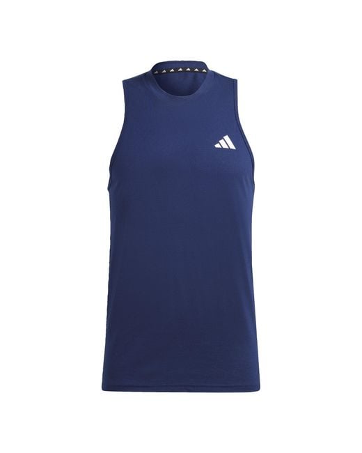 Train Essentials Feelready Training Tank Top T-Shirt Adidas de hombre de color Blue