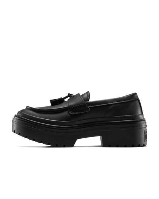 Converse Black Chuck Taylor All Star -Sneaker mit Lugged Heel