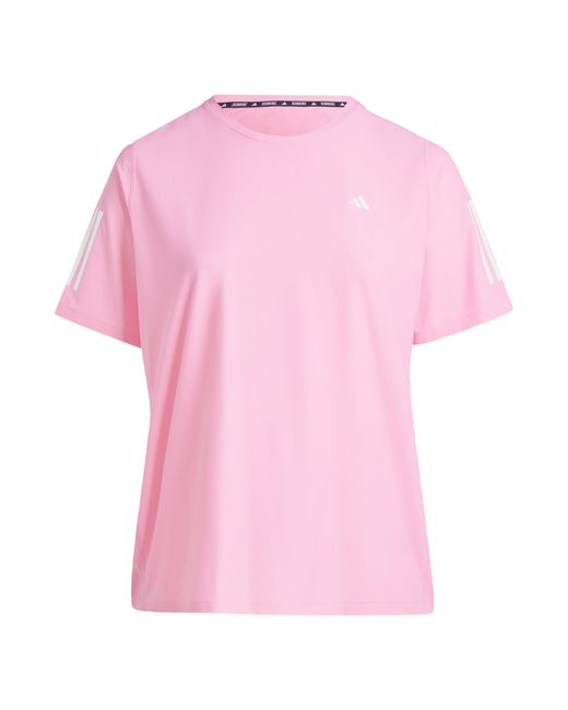 Adidas Eigen The Run T-shirt Voor in het Pink