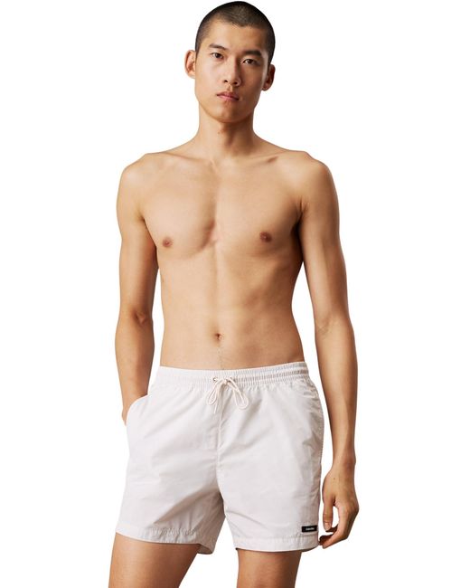 Uomo Pantaloncino da Bagno Medium Drawstring con Coulisse di Calvin Klein in Multicolor da Uomo