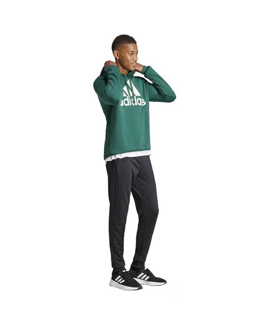 Sportswear French Terry Hooded Track Suit Tuta di Adidas in Green da Uomo