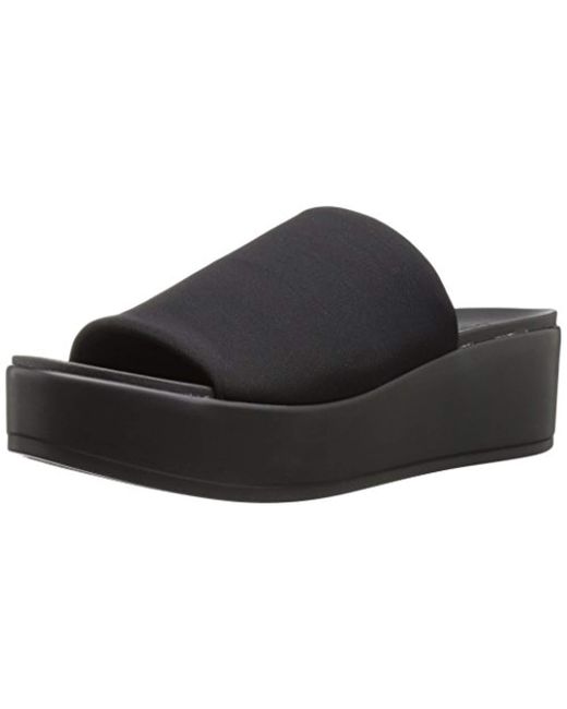bebe black slides