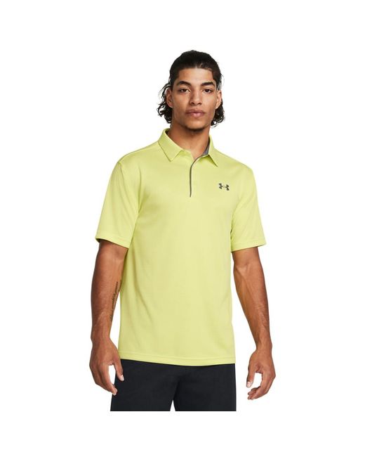 Under Armour Tech Golf-Poloshirt für in Yellow für Herren