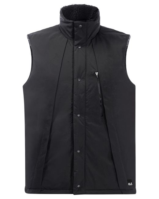 Jack Wolfskin Black Alex Vest for men