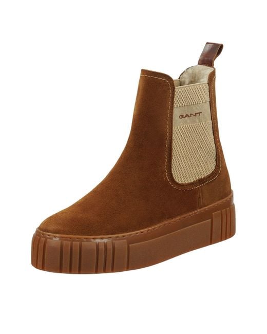 Chelsea Boots Cowboystiefel Cognac GANT Footwear Snowmont Chelsea Boot In  Brown Lyst UK