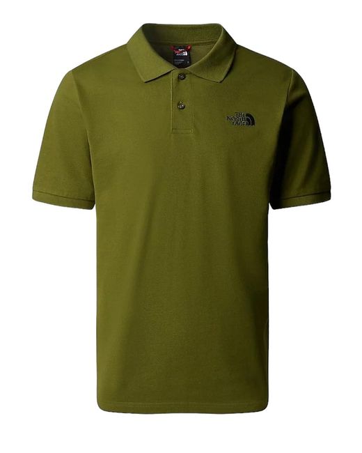 The North Face Green Piquet Polo Shirt Forest Olive Xxl for men