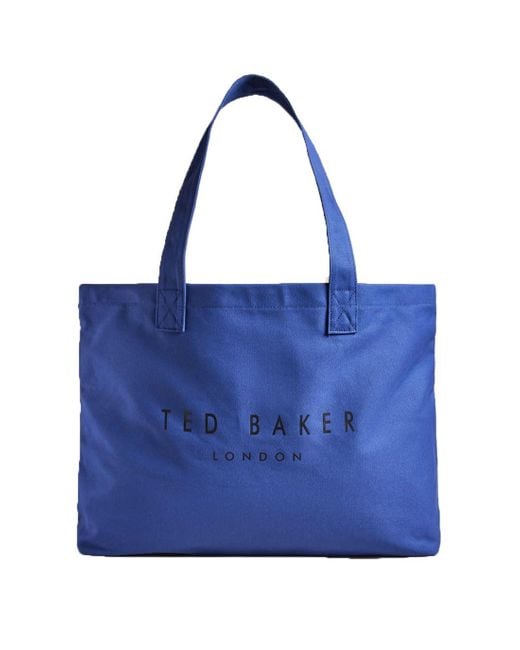 Ted Baker Blue Lukkee Branded Tote Bag