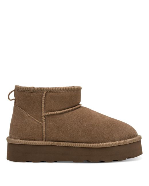 S.oliver Brown Boots aus Leder Gefüttert
