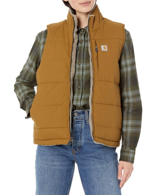 Carhartt Blue Relaxed Fit Midweight Utility Vest