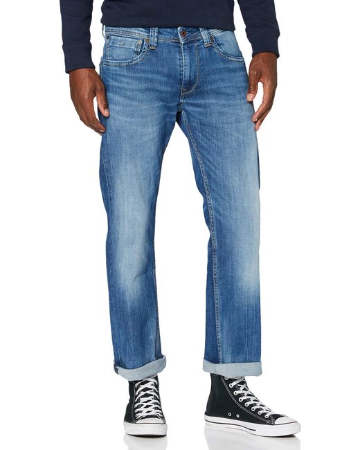 Pepe Jeans Kingston Jeans Voor Met Ritssluiting in het Blue voor heren