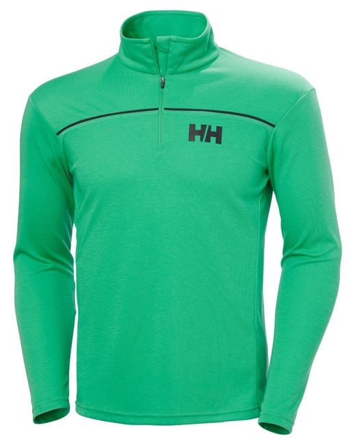 HP 1/2 Zip Pullover Maglione di Helly Hansen in Green da Uomo