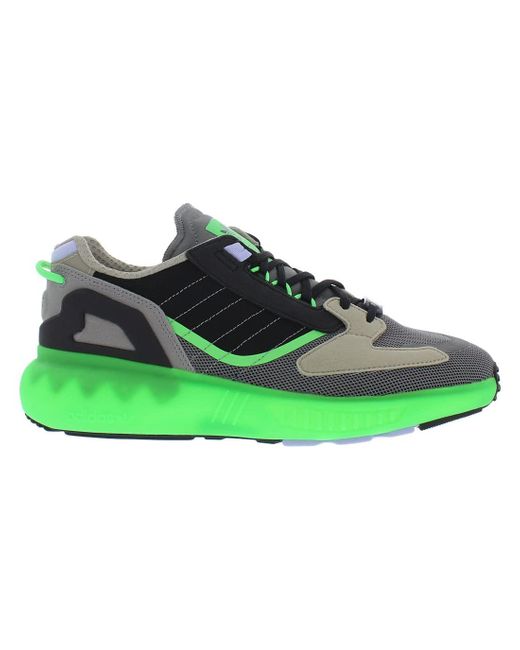 Adidas Green Zx 5k Boost Shoes for men