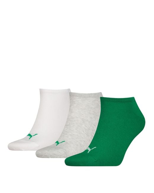 PUMA Green Sneaker Socks
