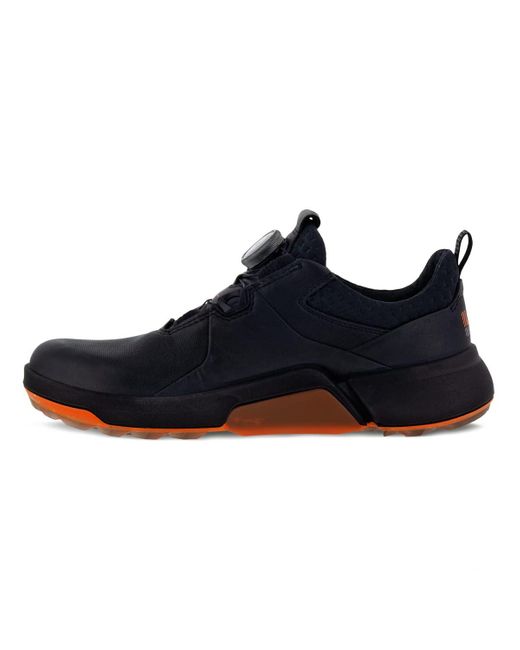 Ecco Blue S Biom H4 Leather Gore-tex Waterproof Boa Golf Shoes 7.5 Uk