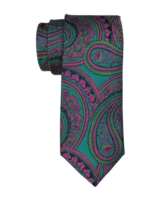 Ted Baker Gray Multicolored Paisley Tie for men