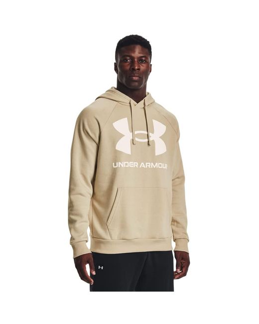 Under Armour Natural 's Rival Fleece Fitted Hoodie for men