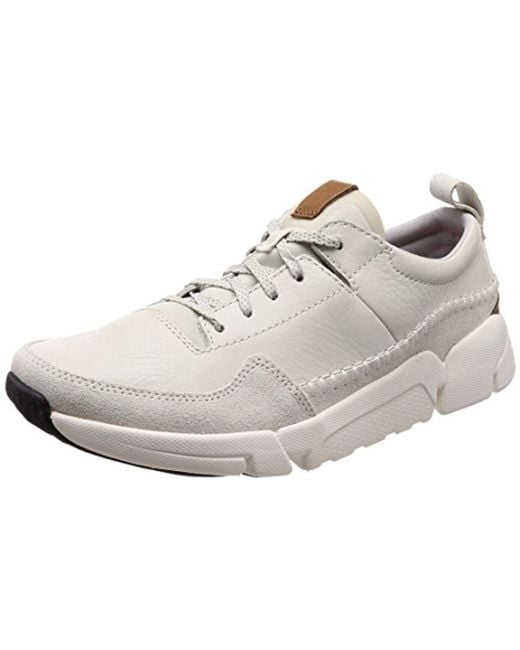 Clarks Triactive Run Trainers in White for Men | Lyst UK
