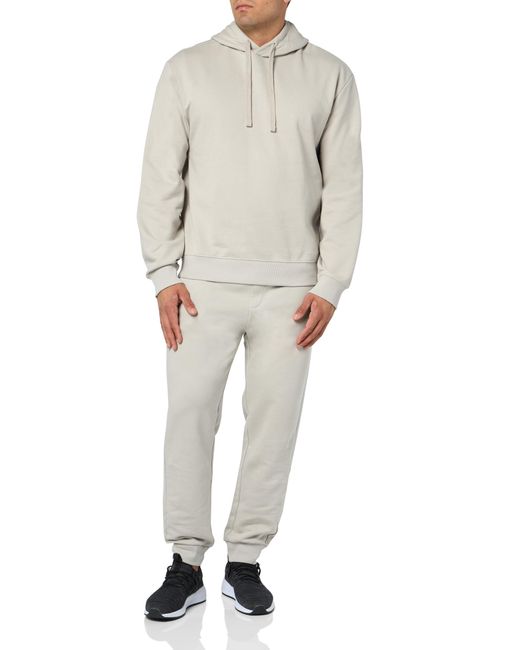 HUGO Gray Center Logo Cotton Track Suit Pants Set for men