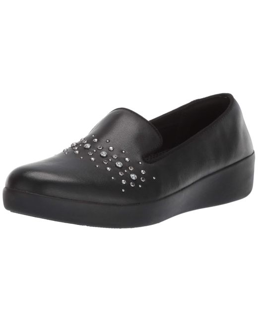 audrey pearl stud loafers
