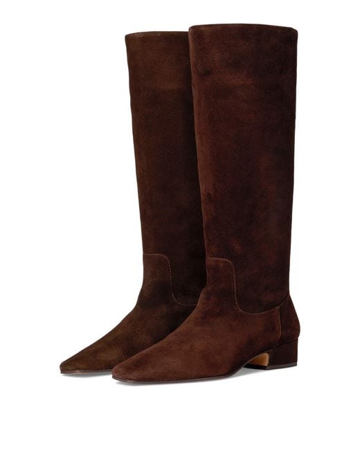 Steve Madden Brown Dantelle Kniehohe Stiefel