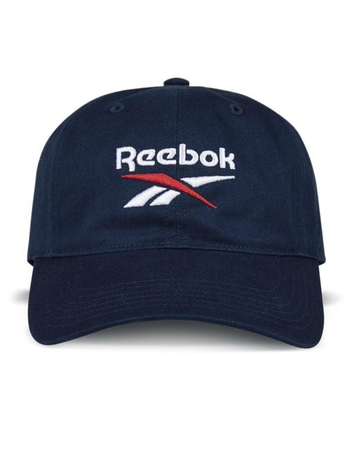 Cappello Classico con Logo | Uomo | Donna | Regolabile | Traspirante | Quotidiano | Basso Profilo | Twill di Cotone di Reebok in Blue