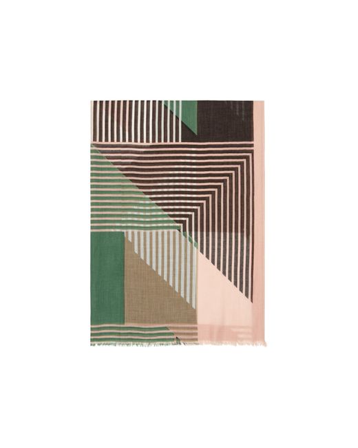 Marc O' Polo Marc OߴPolo Schal mit Allover-Print Rechteckformat in Green für Herren