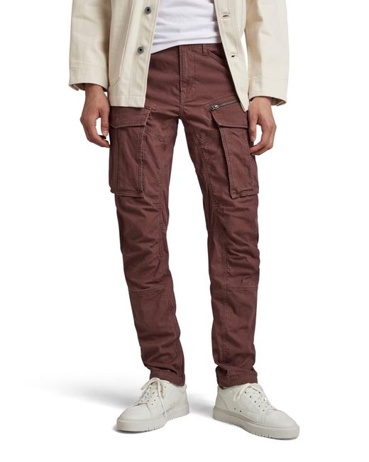 G-Star RAW Rovic Zip 3d Straight Tapered Trousers for men