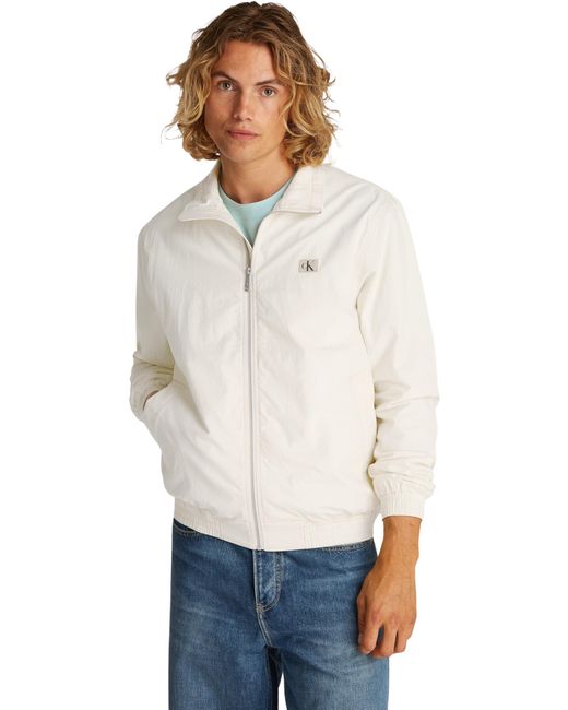 White Giubbotto Calvin Klein Uomo Calvin Klein 's Lightweight