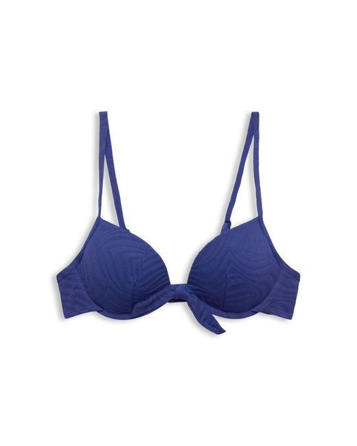 Esprit Bodywear Lagoon Beach Pad Plunge Bikini in het Blue
