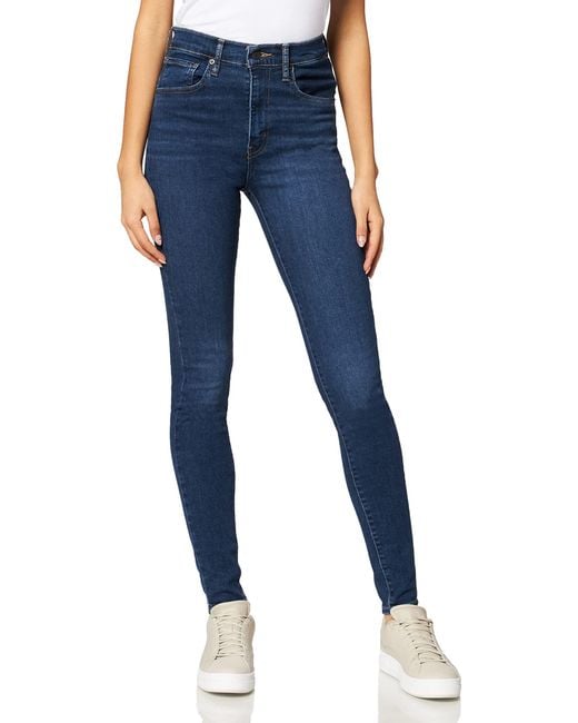 Levi's Plus Size S Mile High Ss Jeans in het Blue