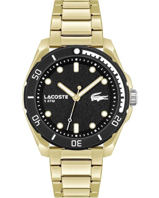 Orologio Analogico al Quarzo Uomo con Cinturino in Acciaio Inossidabile 2011287 di Lacoste in Metallic da Uomo