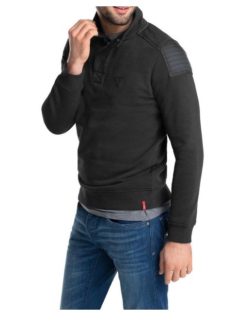 Esprit Edc By Sweatshirt Slim Fit in het Black voor heren