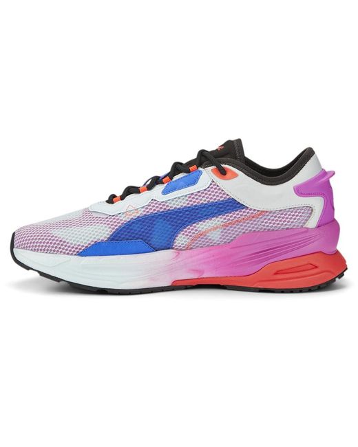 PUMA Mens Extent Nitro Ultraviolet Lace Up Sneakers Shoes Casual - Blue, Pink, White, Blue, Pink, White, 11 for men