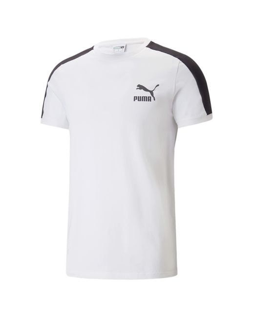 T-Shirt T7 Iconic da Uomo S White di PUMA da Uomo