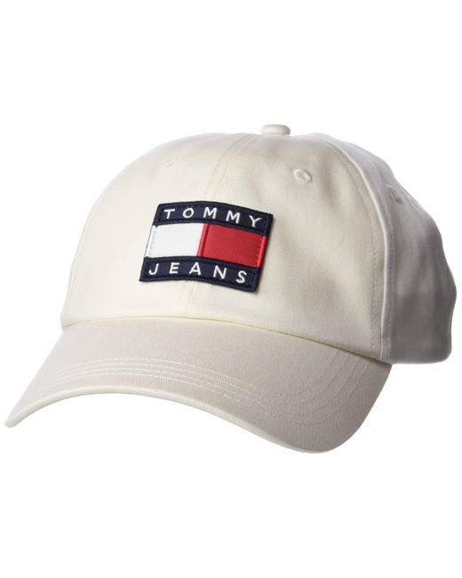 Tommy Hilfiger White Tommy Jeans Cap TJW Heritage Cap Weiss