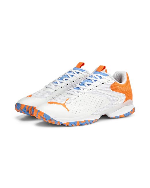 PUMA White Solarattack RCT Padel Sportschuhe