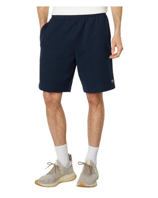 Lacoste Blue Essentials Cotton Blend Shorts for men