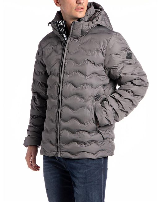 Replay Gray M8276 Jacket for men
