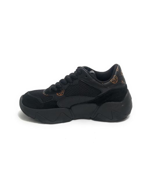 Guess Scarpe Donna Sneaker Goldon Ecopelle/tessuto Black Ds23gu15 Fl5gldfal12 40