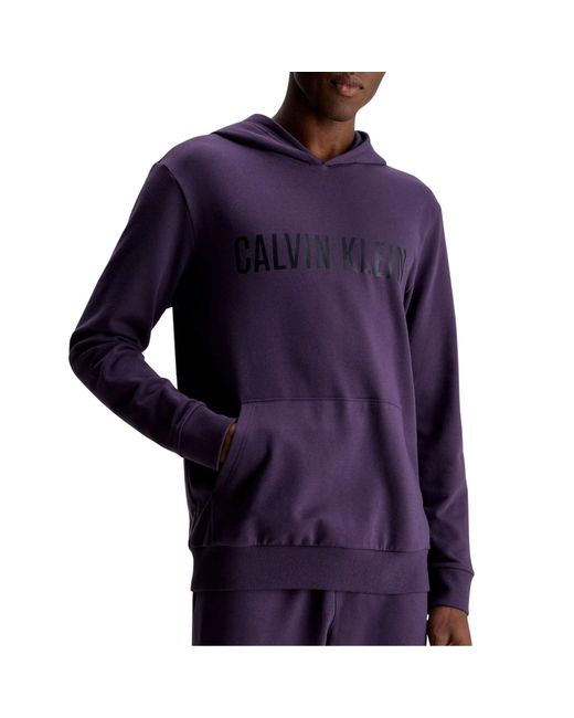 Calvin Klein Purple Hoodie L/s for men