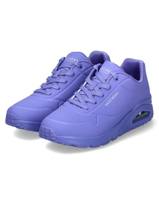 Skechers Uno Stand On Air Sneaker Low Top in het Purple