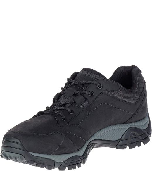 Merrell Black Moab Adventure Lace Low Rise Hiking Boots for men
