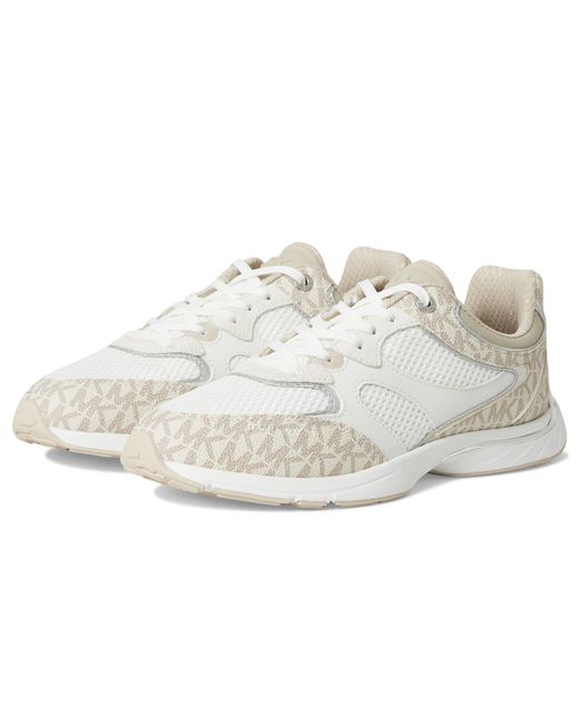 Michael Kors White Riley Trainer Sneaker