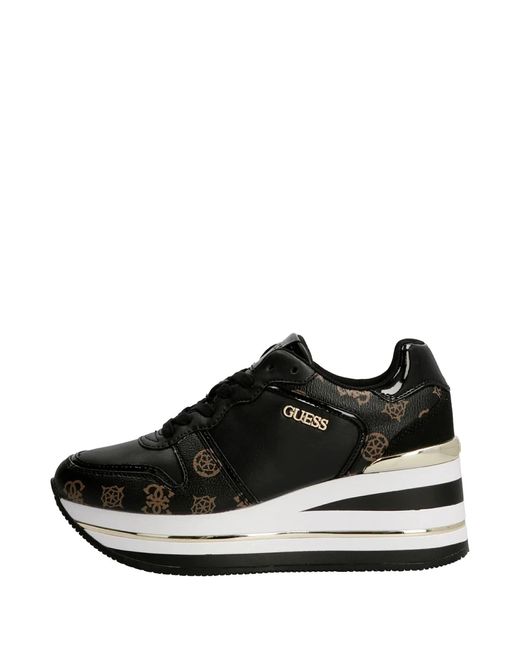 FL7HEEFAB12 BLKBR FOOTWEAR PRE Sneakers Donna 35 di Guess in Nero - 19% di  sconto | Lyst